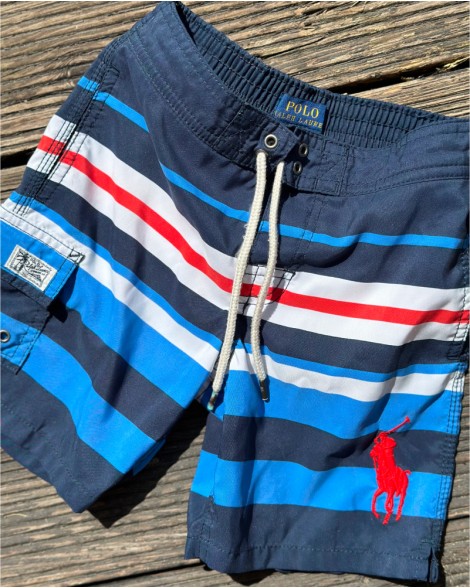 Plavky dětské Ralph Lauren pruhované